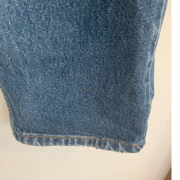 Levi Strauss 505 Jeans 34/29 Mens Blue Reg Fit Bootcut Denim Western 5 Pocket - Picture 8 of 9